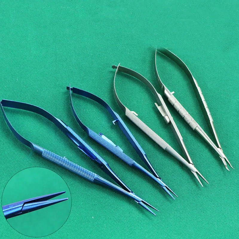 

12.5cm 14cm 16cm Lock Needle Holder Ophthalmology Instrument Needle Holder Cosmetic Pin Clamp Surgery Tools 12.5cm 14cm 16cm