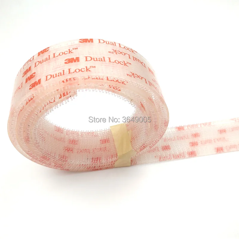 Dual Lock SJ3560 Clear Reclosable Fastener adhesive tape Type 250 (25.4mm Width)