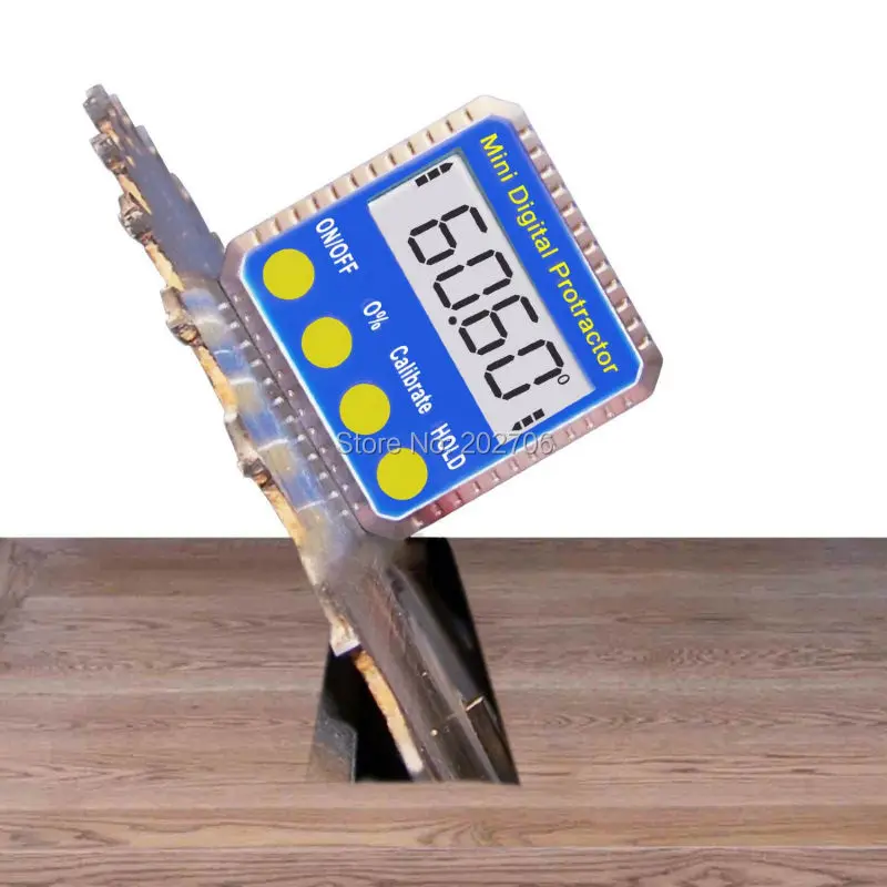 360degree Mini Digital Protractor Bevel Box Digital InClinometer Angle Finder Gauge Protractor Sensor