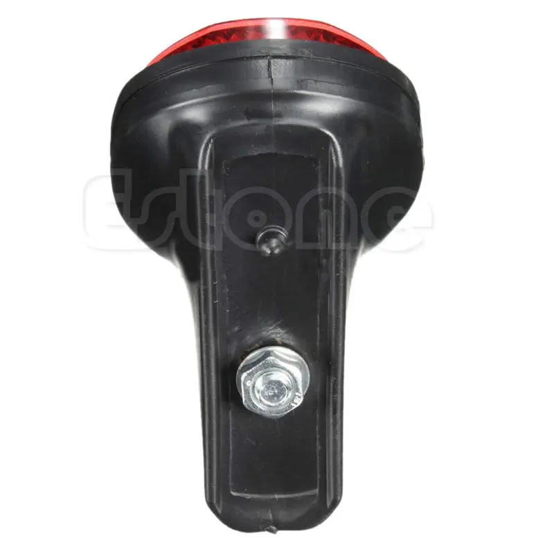 Bike Mudguard, Classic Bicycle Oval Rear Mudguard Outdoor Cycling Safety Warning Reflector Red Cycling Warning Protector