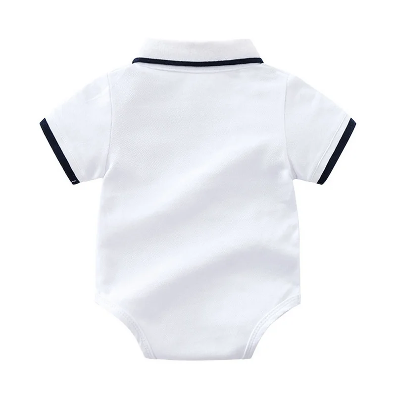 Top and Top Summer Fashion Newborn Boys Formal Clothing Set Cotton Romper Top+ Shorts Baby Gentleman Suit Kids Boys Clothes Sets