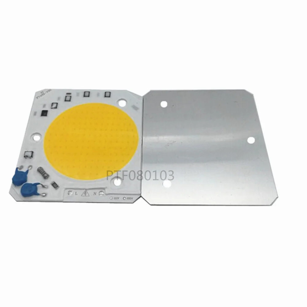 50W 220V IP65 Floodlight High Power Integrated LED COB Chip 50W 220V Matrix LED Spotlight DIY Flood Light Outdoor Street Lampada