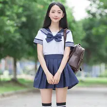 Girls sailor school uniform set #4