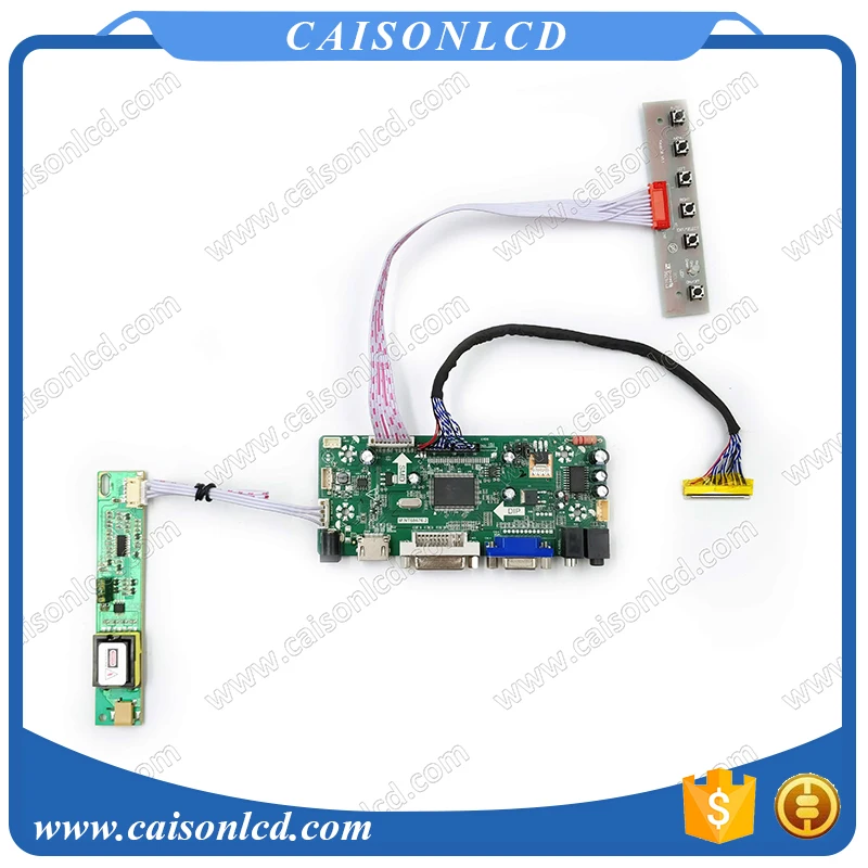 

Free Shipping LCD LVDS Controller board with DVI VGA for 15.4" 1920X1200 LCD TFT Panel LP154WU1-TLA1 LTN154U2-L05 LTN154U1