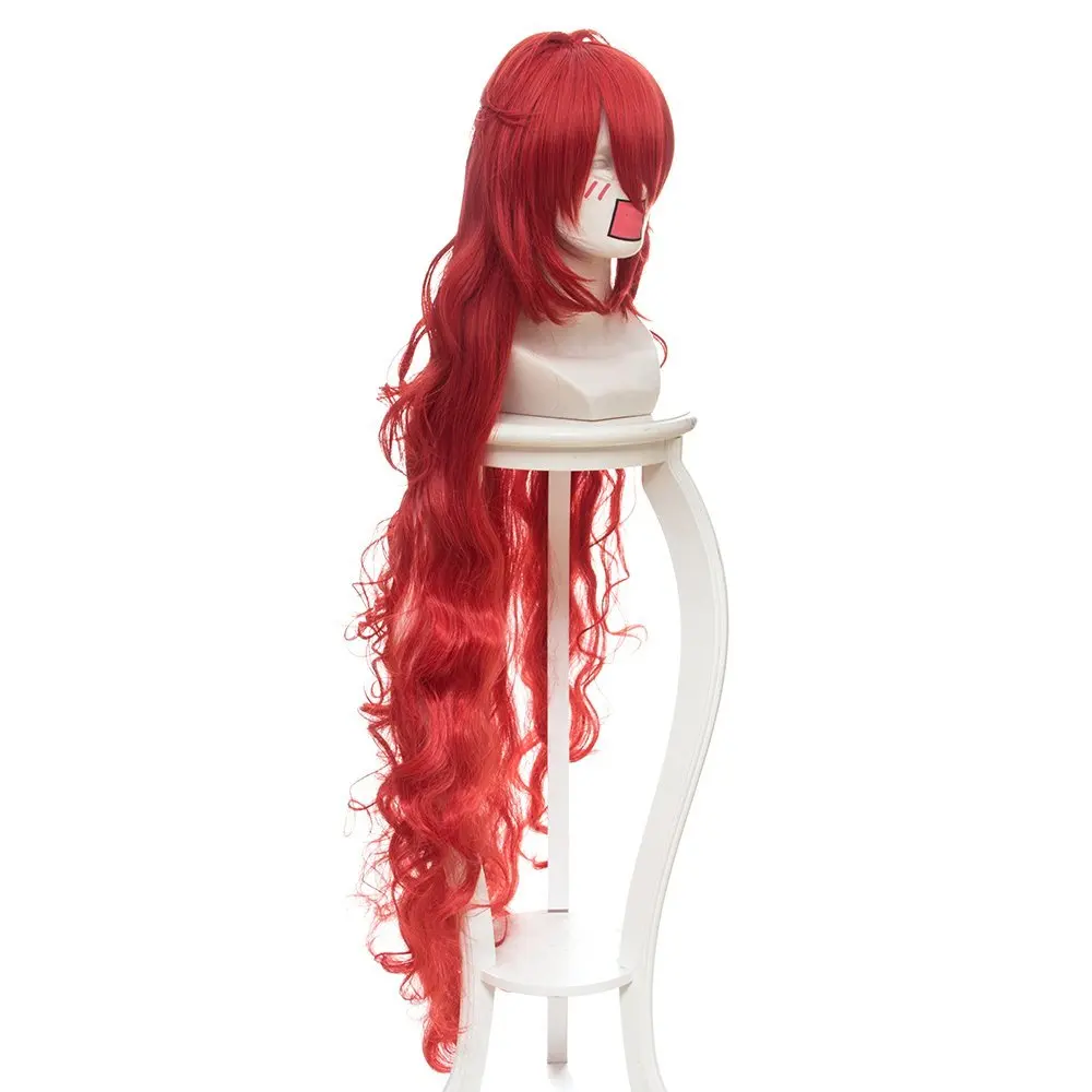 Padparadscha Cosplay Land of the Lustrous Padparadscha Cosplay Hair Long Red Headwear Houseki no Kuni Cosplay