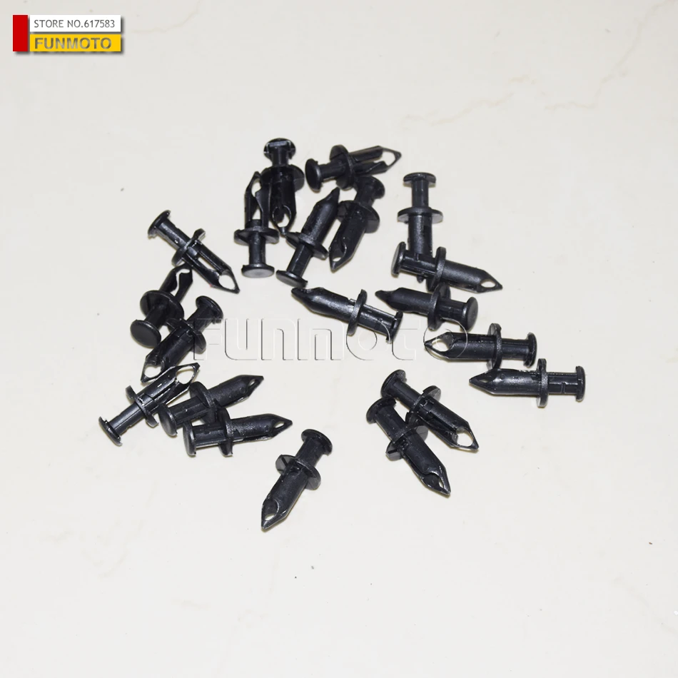 

200 pcs plastic rivets suit for CF500/CF600 parts code is 9060-040310
