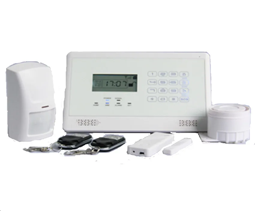 Touch Keypad GSM Alarm System tamper alarm and  two relay switchs to control appliances.