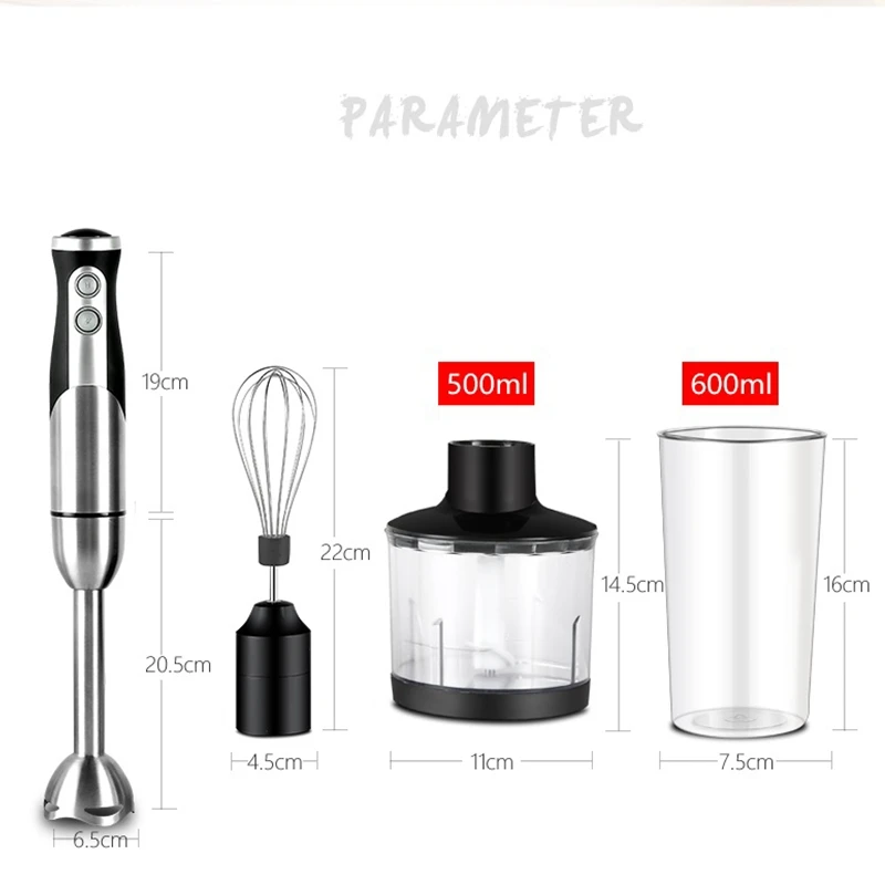 Himoskwa-batedeira elétrica portátil para alimentos, liquidificador, moedor de carne, espremedor de frutas, batedor de ovos, agitador de cozinha, processador de alimentos