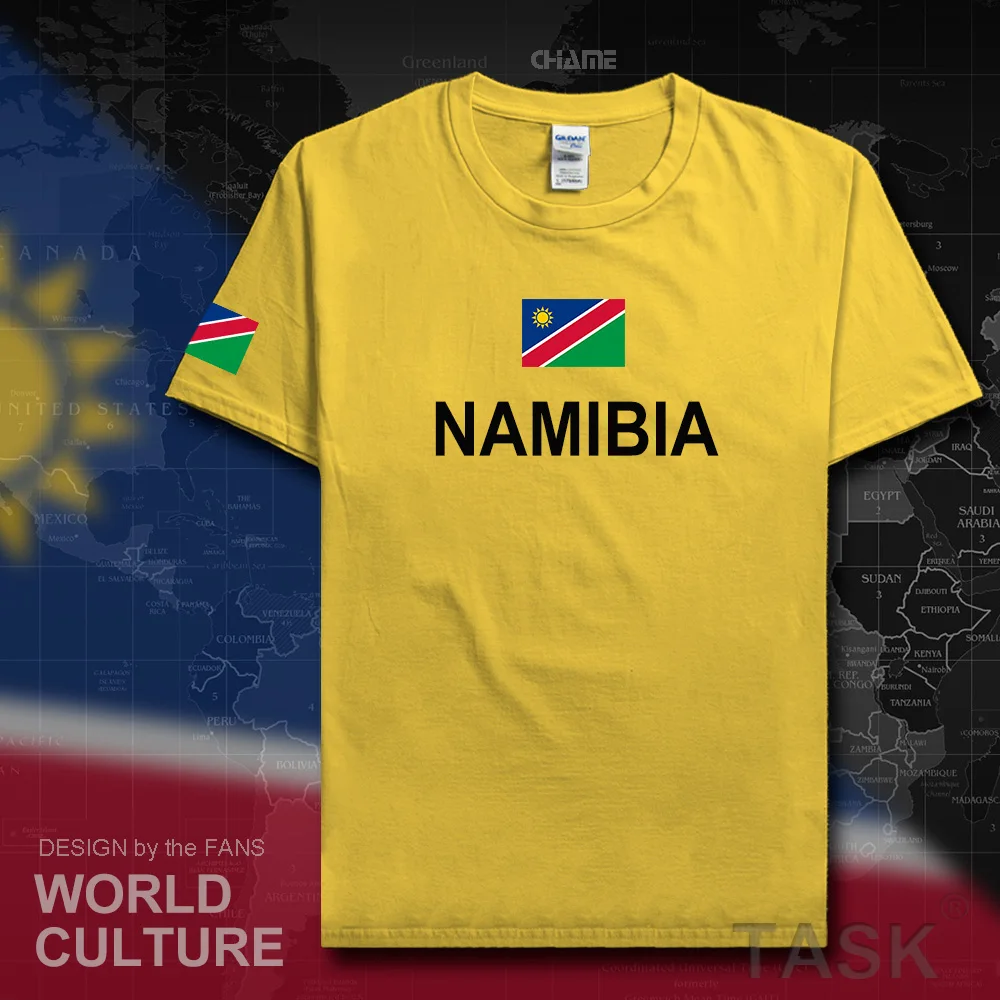 Namibia mens t shirts fashion 2017 jersey nation team 100% cotton t-shirt clothing tees country sporting footballer NAM Namibian