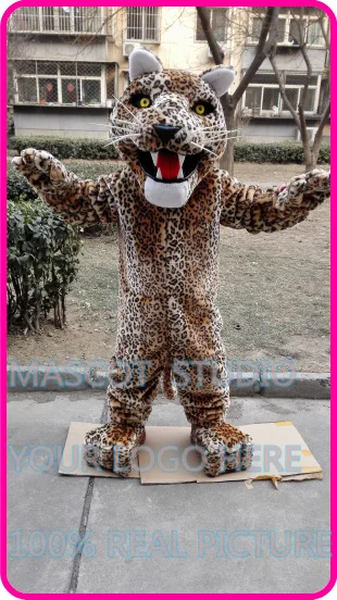 

mascot jaguar leopard panther mascot costume custom cartoon character cosplay fancy dress mascotte theme