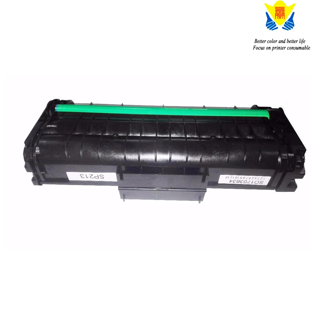 Jianyingchen-cartucho de toner preto compatível sp213 para ricohs aficio sp200 sp213nw sp213snw, 1 peça