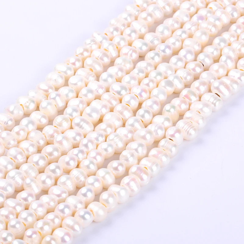 1pack/lot AA quality hole 3.5mm 10-11mm round Lateral hole natural fresh water pearl beads jewelry making for necklace bracelet