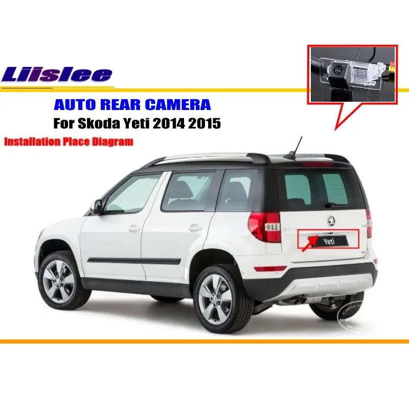 

For Skoda Yeti 2014-2021 Car Rearview Rear View Camera Backup Back Parking AUTO HD CCD CAM Accessories Kit