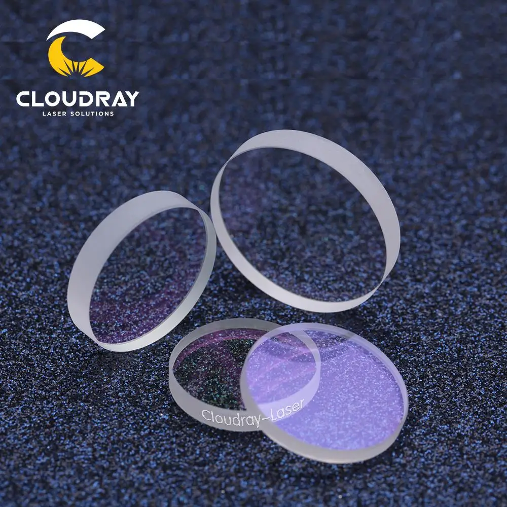 Cloudray-Ventanas protectoras láser de silicio, protectores de sílice fundida de cuarzo para láser de fibra serie d20-d29, fibra 1064nm Precitec