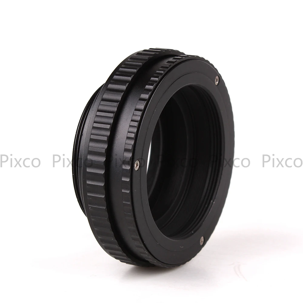 Pixco-adaptador de tubo Macro M42 a M42, lente de montaje de 12mm a 19mm, enfoque ajustable, helicoidal de 12-19mm