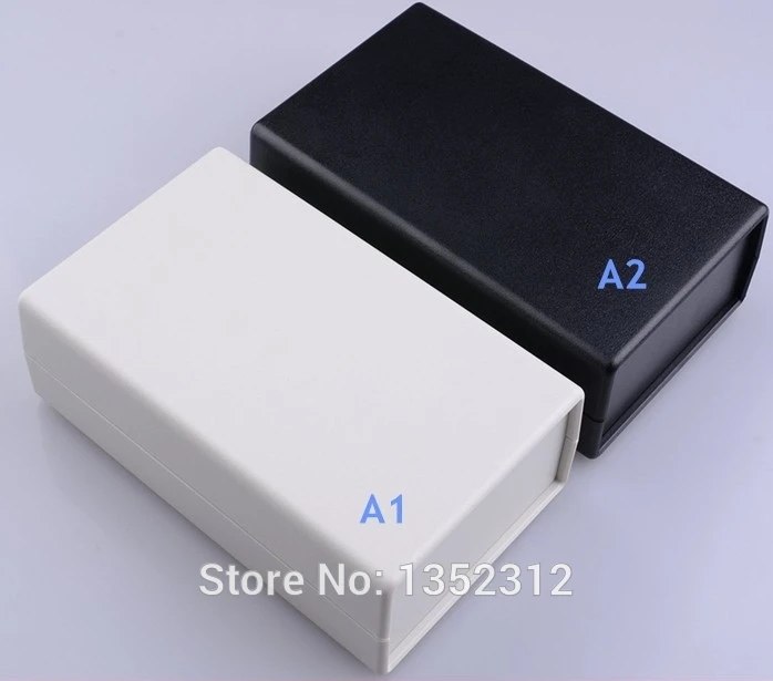 Free shipping One pcs 164*100*51mm PLC instrument box abs enclosure plastic box for electronic project box desk top enclosure