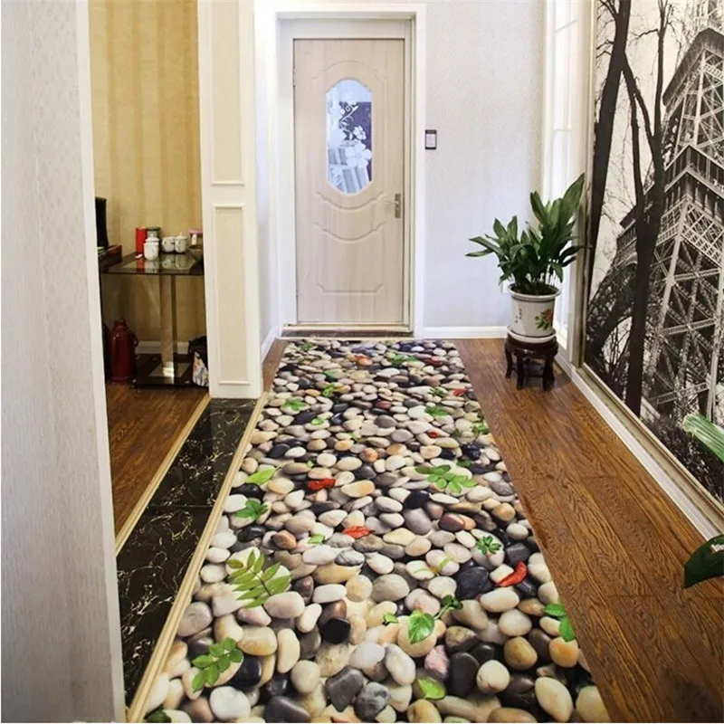 3D Carpet Cobblestone Rugs And Carpets For Home Living Room Area Rug Skidproof Kitchen Rug Custom Made alfombras tapis