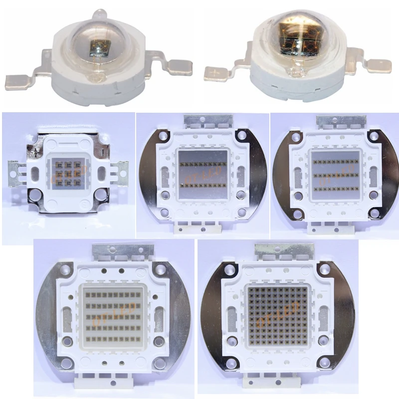 Wysokowydajny układ scalony LED IR COB zintegrowany 730Nm 850Nm 940Nm 3W 5W 10W 20W 30W 50W 100W Emitter Światło Lampa Dioda Elementy