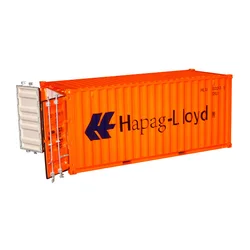 Collectible Diecast Toy Model Gift 1:20 Scale Hapag-Lloyd 20 GP Truck,Shipping Container Model For Business Gift, Decoration