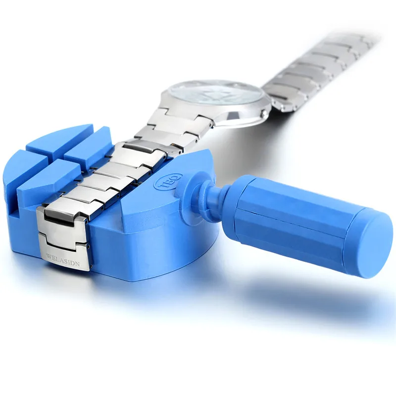 Lancardo العلامة التجارية ووتش ساعة الملحقات الساعات إصلاح فصل جهاز أطقم التفكيك حزام (استيك) ساعة فتاحة ضبط أداة