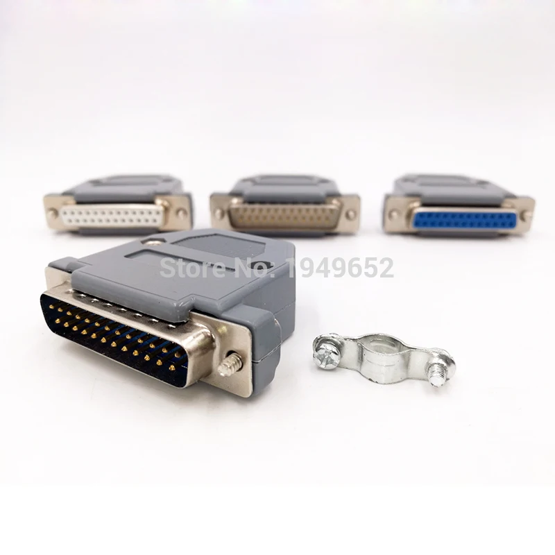 DB25 data cable connector plug VGA Plug connector 2 row 25pin port socket adapter female Male DP25