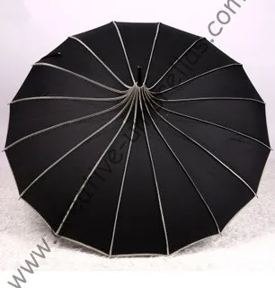 Free shipping,professional making umbrellas,8mm pagoda  umbrellas and 7.0mm metal fluted long ribs,hand open,tower parasol,16k