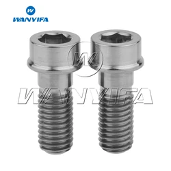 Wanyifa 2pcs Titanium Ti Bolt M10 x 25mm 1.25mm 1.5mm Screws Bolt Fit for DUCATI Brake Caliper