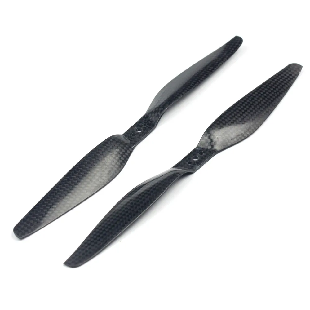 مروحية من ألياف الكربون للطائرة متعددة المروحية بالتحكم عن بعد ، CW CCW CF ، 3 ثقوب ، وسط 4 جوانب ، 3K ، 10 * مجذاف