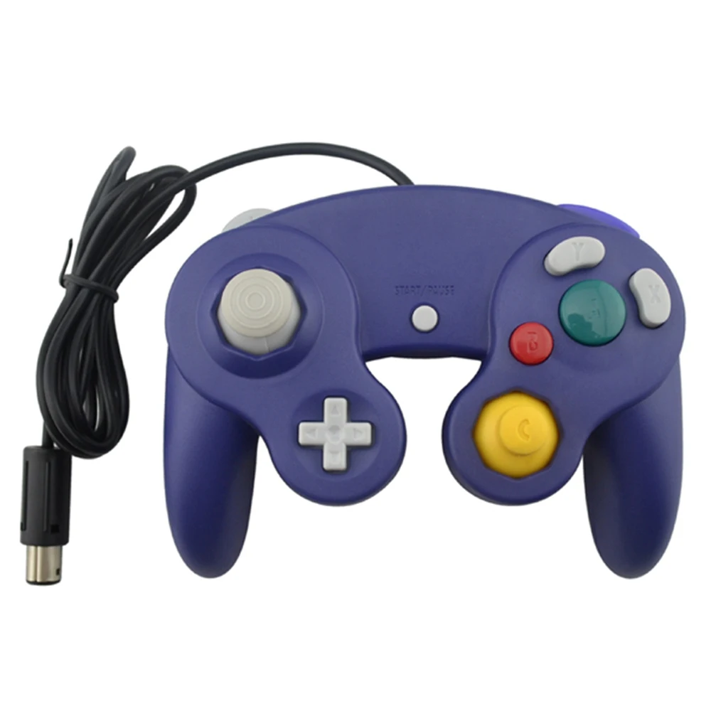 Wired Game Controller Gamepad  for NGC Joystick With One Button  for Game-Cube for W-i-i