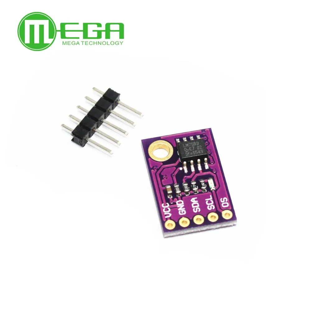 M6-01  LM75 CJMCU-75 temperature sensor high speed I2C interface high precision development board module