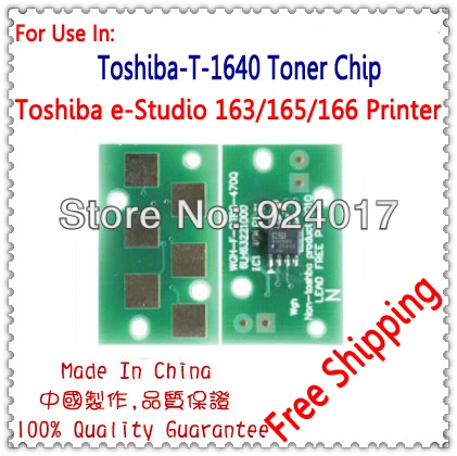 

For Toshiba E STUDIO 163 165 166 167 205 207 237 Printer Toner Cartridge Chip,For Toshiba T1640 T-1640 T 1640 Refill Toner Chip