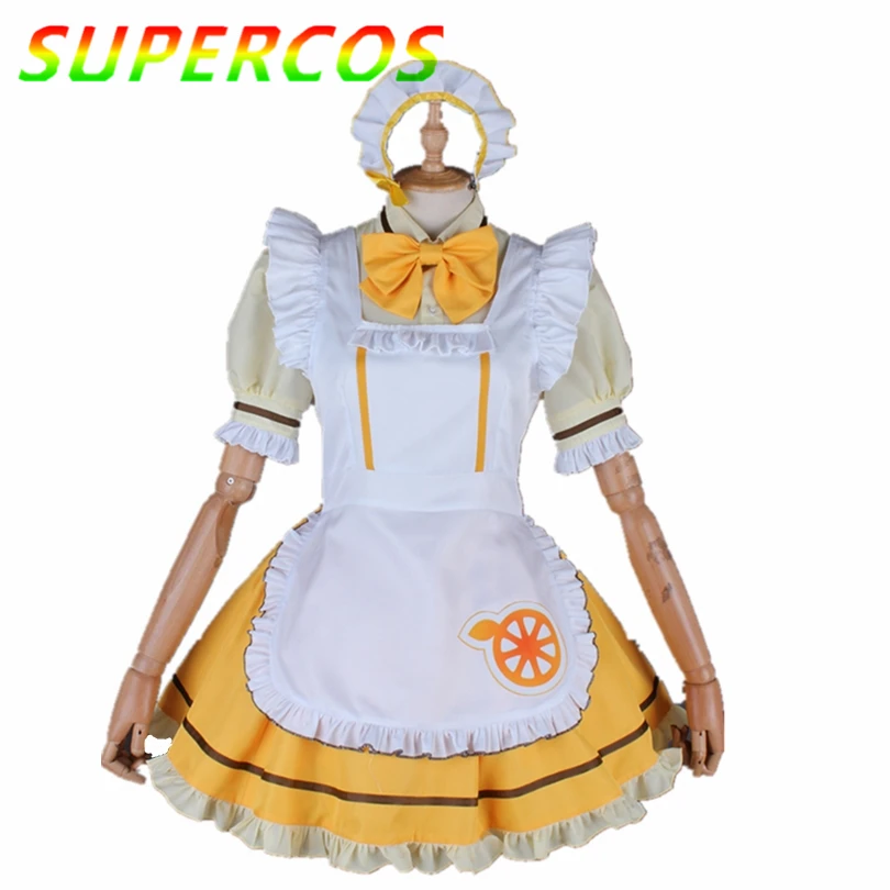 

LoveLive Sunshine Aqours Takami Chika Riko Kanan Dia Hanamaru Ohara Watanabe Ruby Coffee Dessert Maid Cosplay Costume Halloween