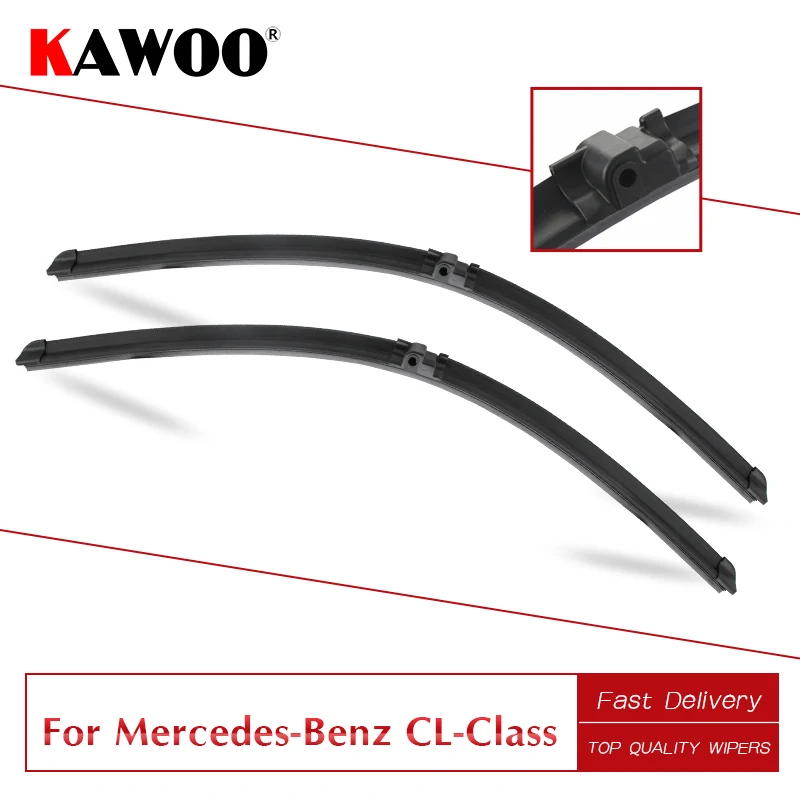 Car Wiper Blade For Mercedes-Benz CL-Class W215/W216 Car Windcreen Wipers Blades Model Year From 1999 To 2016 Fit Side Pin Arm