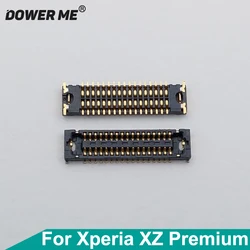Aocarmo On Motherboard Power Volume Button Flex Cable FPC Connector Clip Plug For Sony Xperia XZ Premium G8142 G8141 XZP