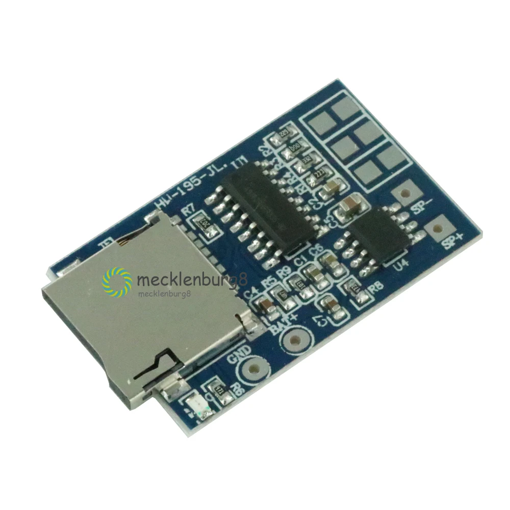 2 pcs. GPD2846A TF Card MP3 Decoder Board 2 W 3.7 V / 5 V Amplifier Module for Arduino GM Power Module Support MP3 FM Radio