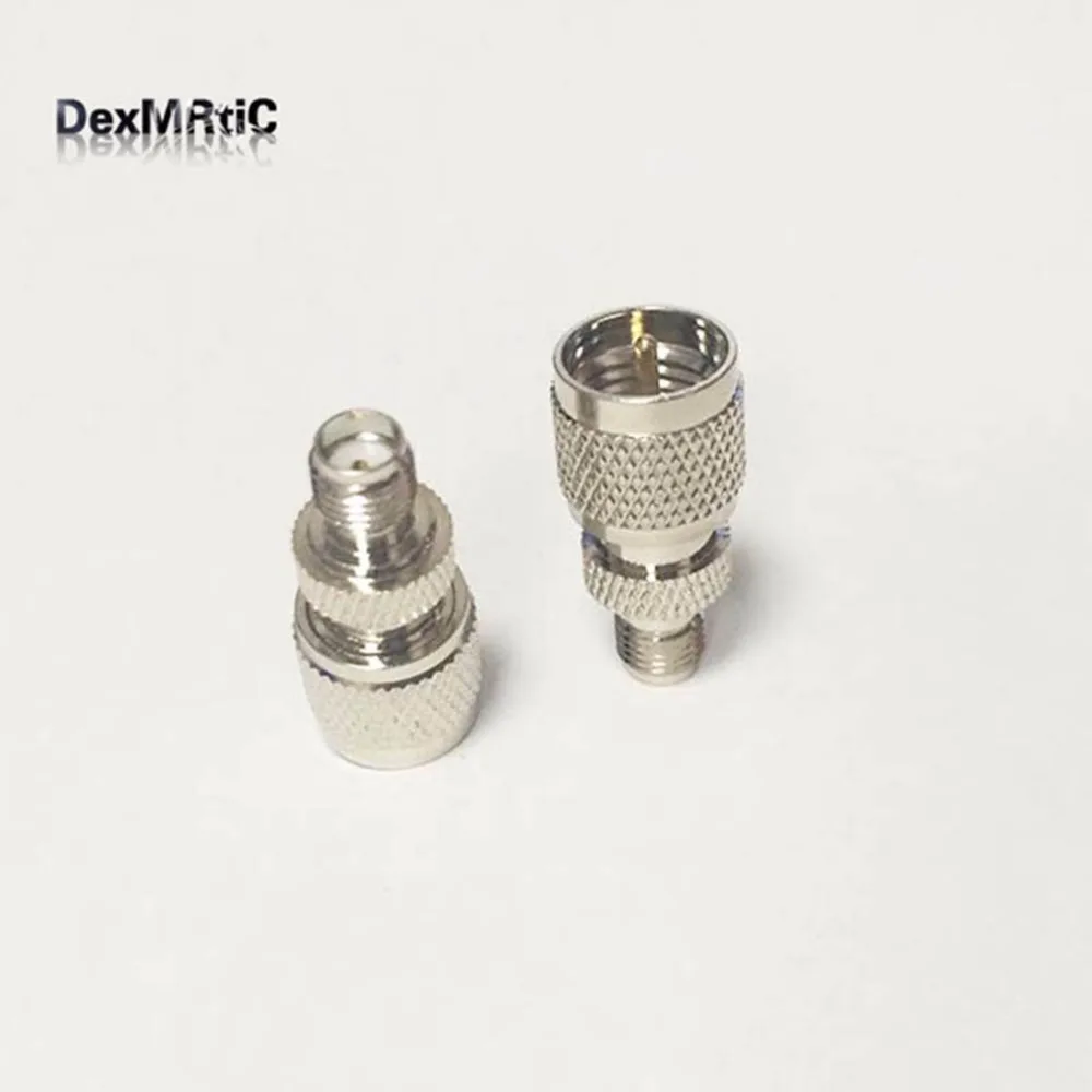 

1pc SMA female jack switch MINI UHF Male Plug RF Coax Adapter convertor Straight Nickelplated NEW wholesale