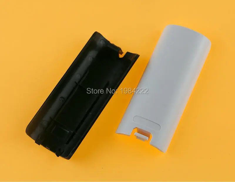 50 قطعة/الوحدة أسود أبيض غطاء باب البطارية غطاء استبدال لوحدة تحكم نينتندو وي
