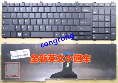 

Английская клавиатура для ноутбука toshiba Satellite C650 C655 C655D C660 C665 C670 L650 L655 L670 L675 L750 L755, английская клавиатура