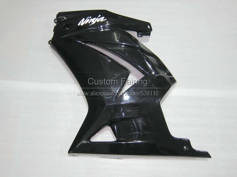 Injection mold plastic Fairing kit for Kawasaki ninja 250r 2008-2014 EX250 08 09 10 11 12 13 14 all glossy black fairings BL15