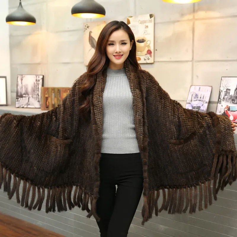 2024 JKP hot explosion models women\'s knitted collar scarf Royal suede suede coat women\'s warm fashion natural fur shawl