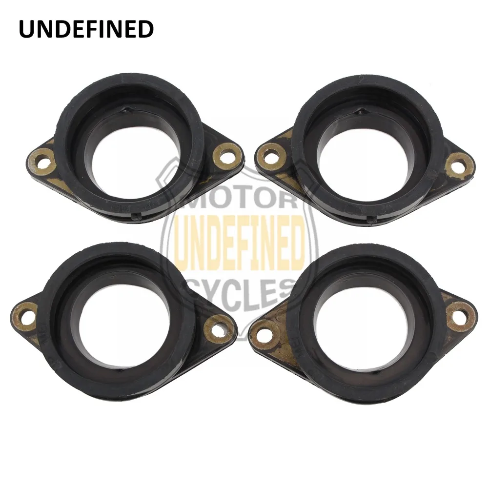 4Pcs Black Motorcycle Carburetor Intake Manifold Joint Boot Set for Honda CBR1000RR 2004 2005 CBR 1000 RR Repsol 2005  UNDEFINED