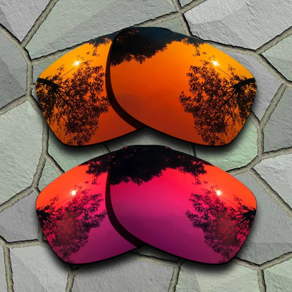 

Red Orange&Violet Red Sunglasses Polarized Replacement Lenses for Oakley Jupiter Squared