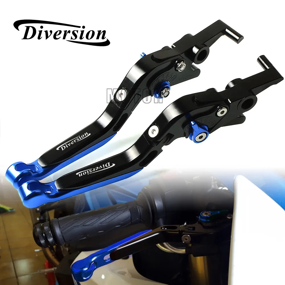 For Yamaha XJ600S/XJ900S Diversion 2003 Motorcycle CNC Brake Clutch Levers Adjustable Folding Extendable XJ 600S 900S 600 900 S