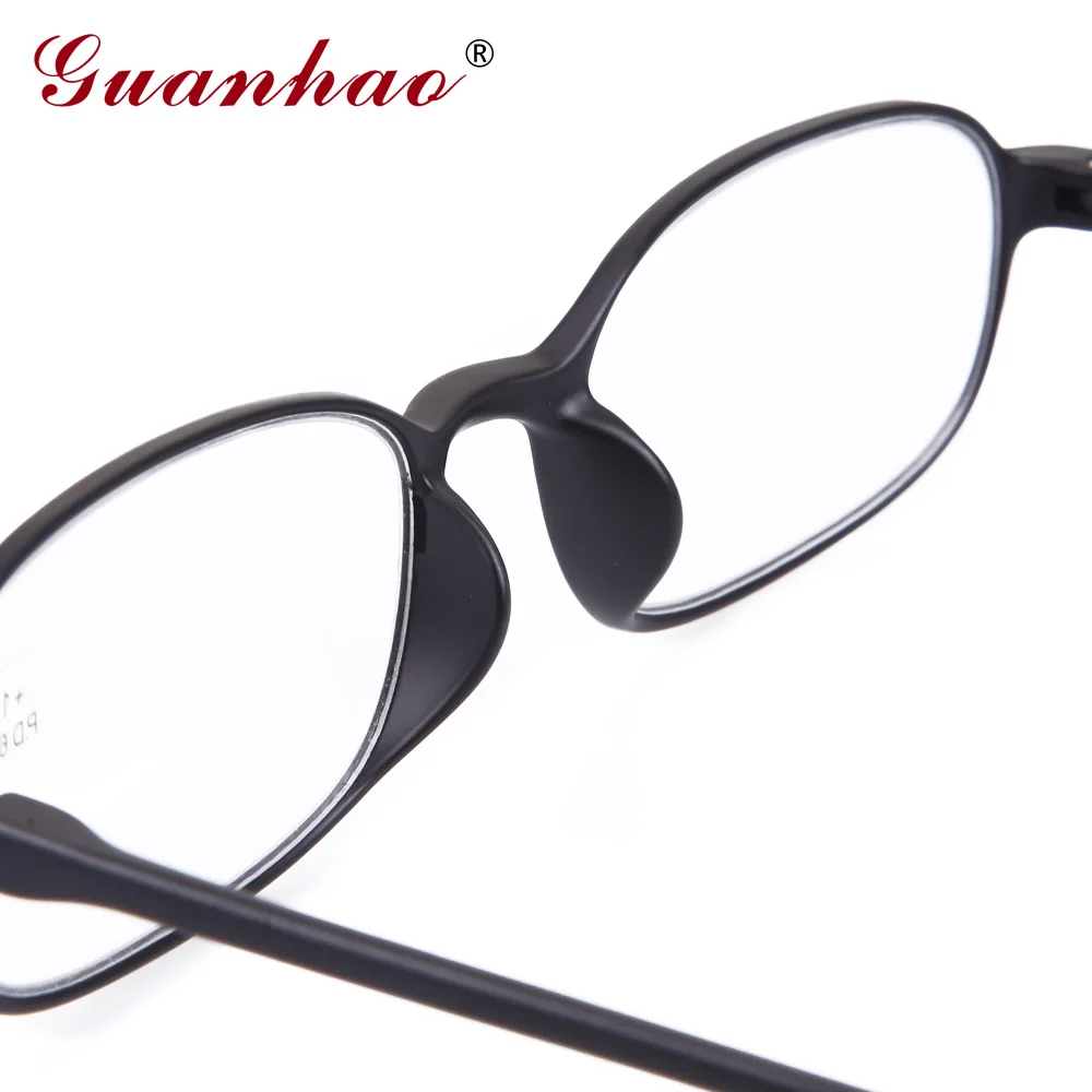 Guanhao Designer Spectacle Reading Glasses TR90 Frame Fashion Hyperopia Colors Men Women Computer Glasses for Sight 1.0 1.5
