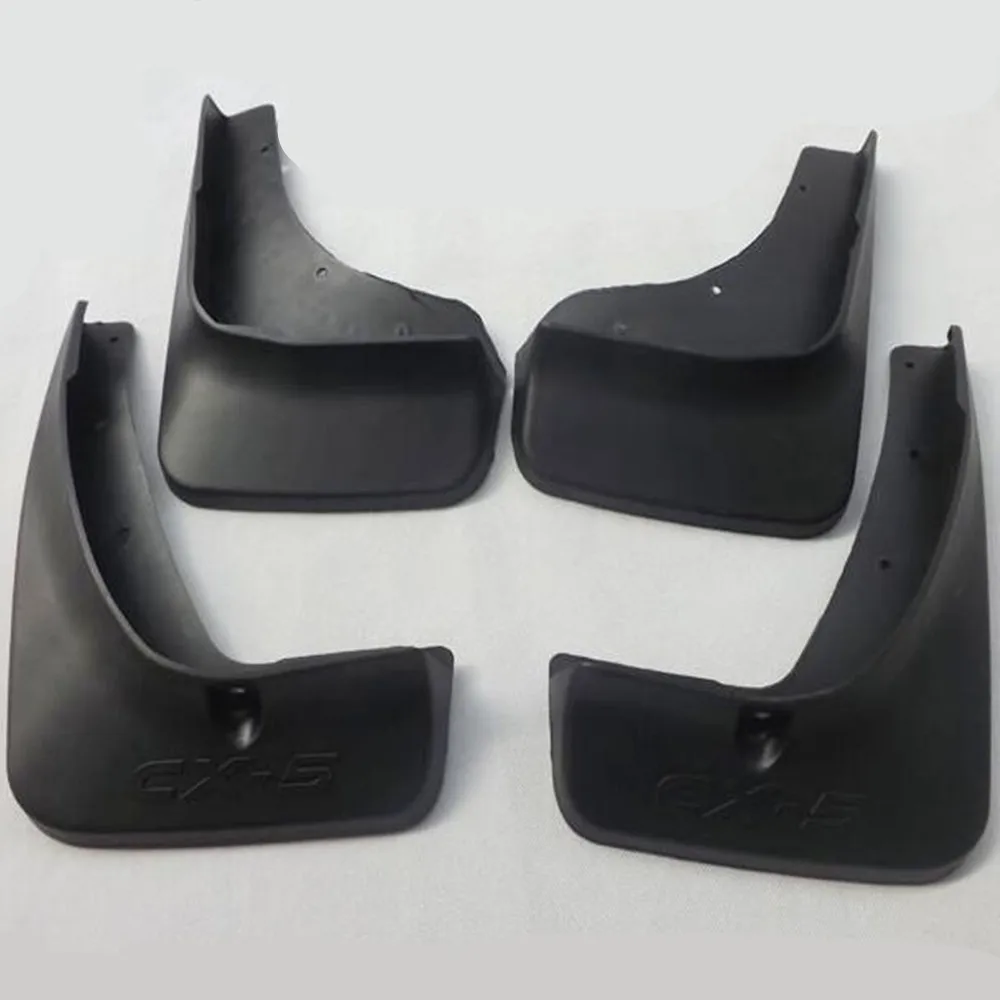 For Mazda CX-5 CX5 2012 2013 2014 2015 2016 Car Body Cover Plastic Fender Soft Mudguard Flap Splash Mud Guard Frame Trim 4pcs