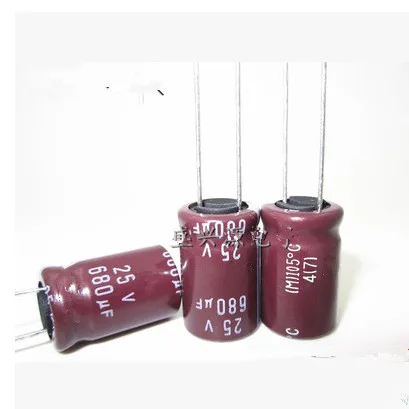 

500pcs 680uF 25V 8*16mm 105C Electrolytic Capacitor 10X16 best quality