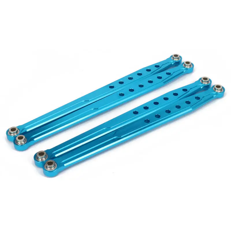 Tige de support de Suspension avant/arrière en aluminium, 4 pièces, pour modèle de voiture de loisir rc axial 1:10 scx10, pièces RC améliorées en alliage usiné