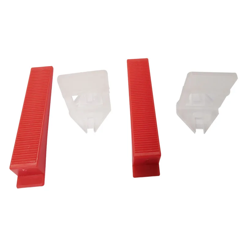 

300pcs 1.5mm clips + 50pcs wedges + 1 plier Plastic Tile Leveling System Clip Tile Spacer Accessories Floor Leveler