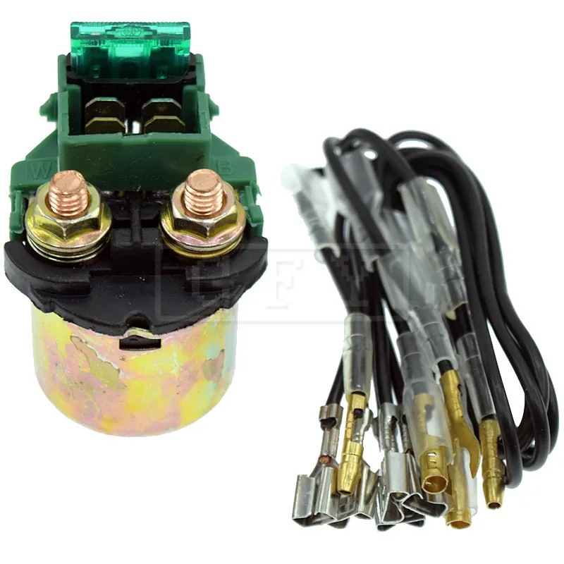 For Suzuki ATV LT-F4WD KING QUAD 1997 1998 LTF4WD Motorcycle 12V Starter Solenoid Lgnition Key Switch Starting Relay