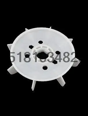 Y180 52mm Bore Dia 8 Impeller Plastic Cooling Fan Blade for 18.5KW 22KW Motor